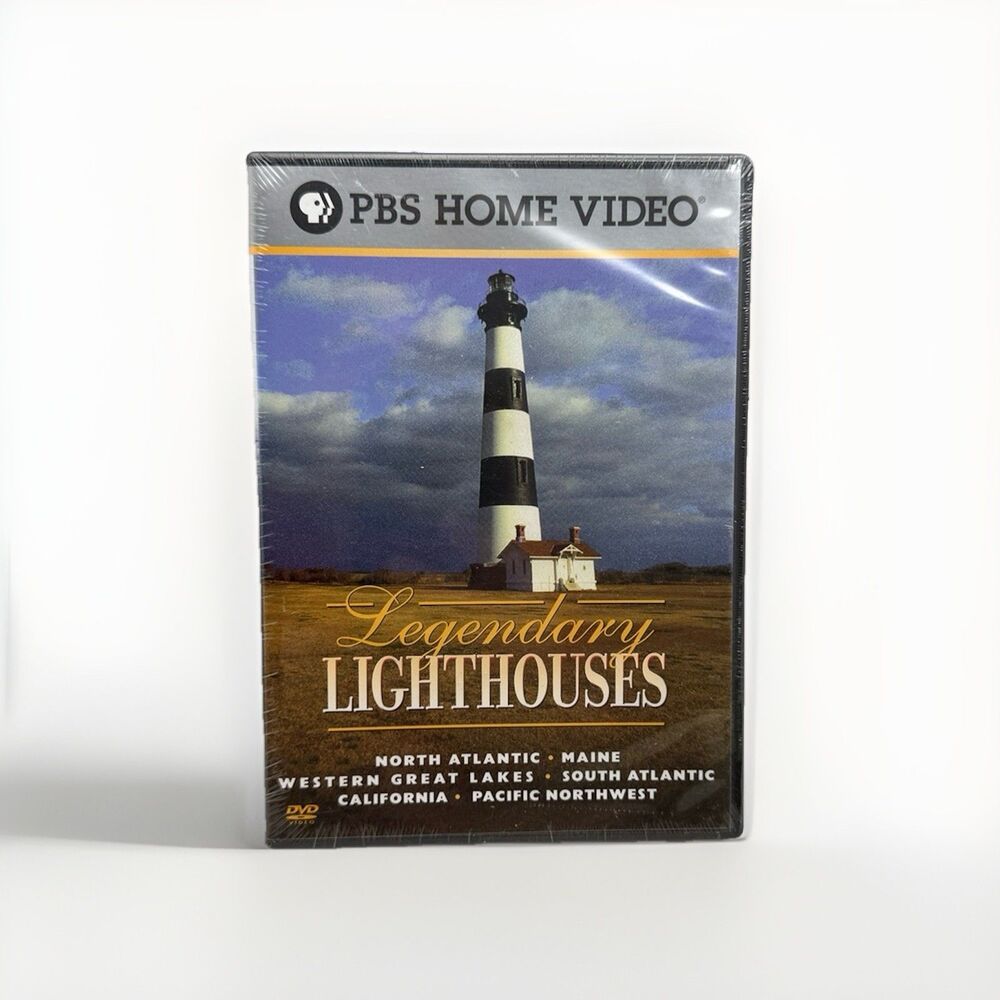 Legendary Lighthouses DVD 3 Disc Set PBS Home Video North Atlantic Pacific Maine